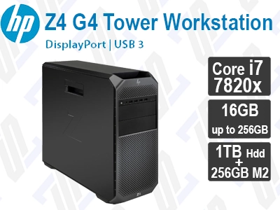 hp-z4 g4 -tower-workstation-i7-7820x-16-1tb-256-m2