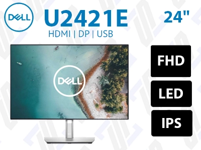 مانیتور استوک دل 24 اینچ MONITOR DELL u2421e از فروشگاه نور استوک